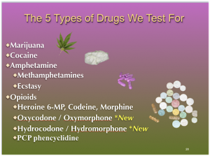 drug test type